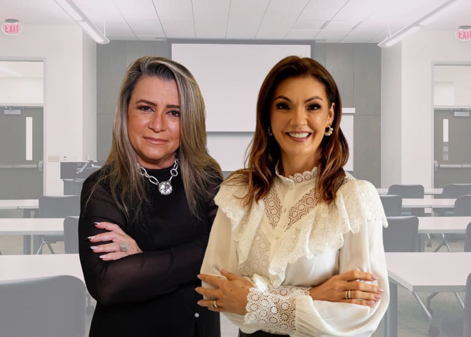 Imagem das condutoras Andréa Perez e Márcia Dreon